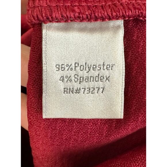 Lauren Conrad red textured pencil skirt size 2 - Picture 5 of 12